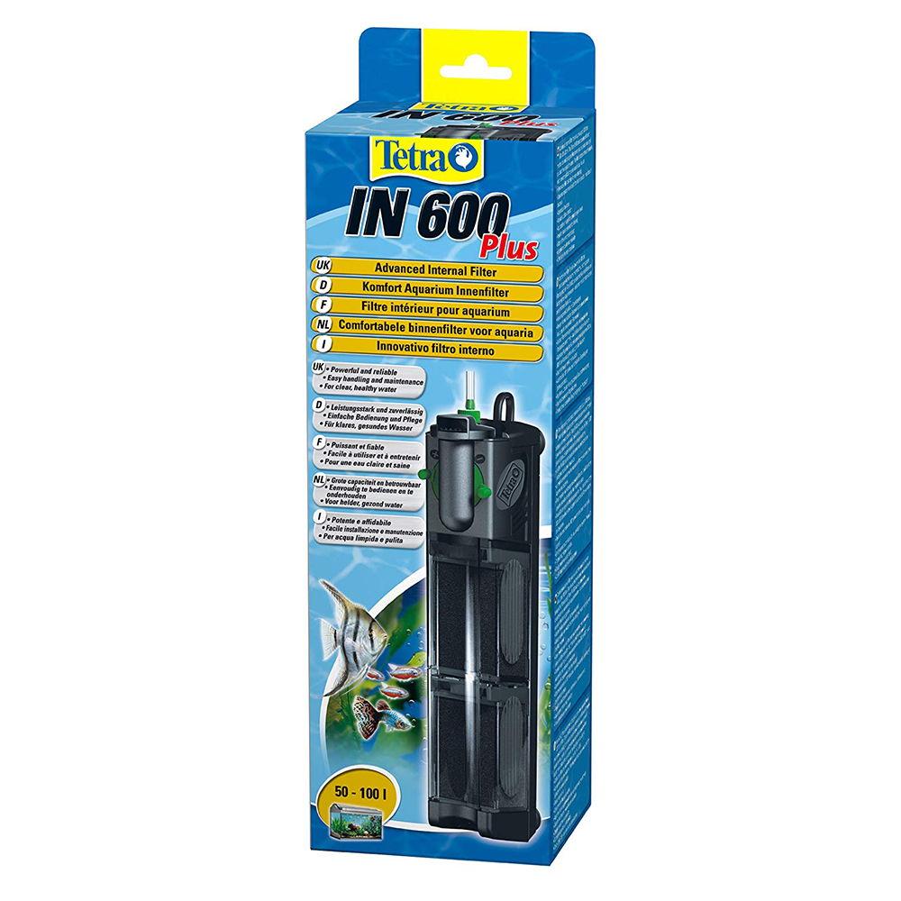 Tetra IN 600 Plus Filtro interno per Acquari da 50 a 100 litri