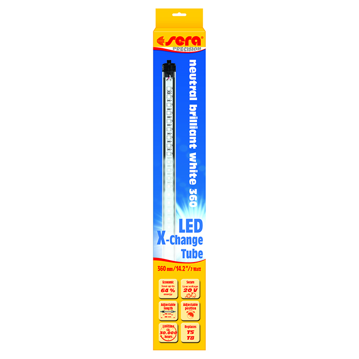 Sera LED X-Change Tube Neutral Brilliant White 360 (sostituisce il 15W T8 e 24W T5) 7W 360mm