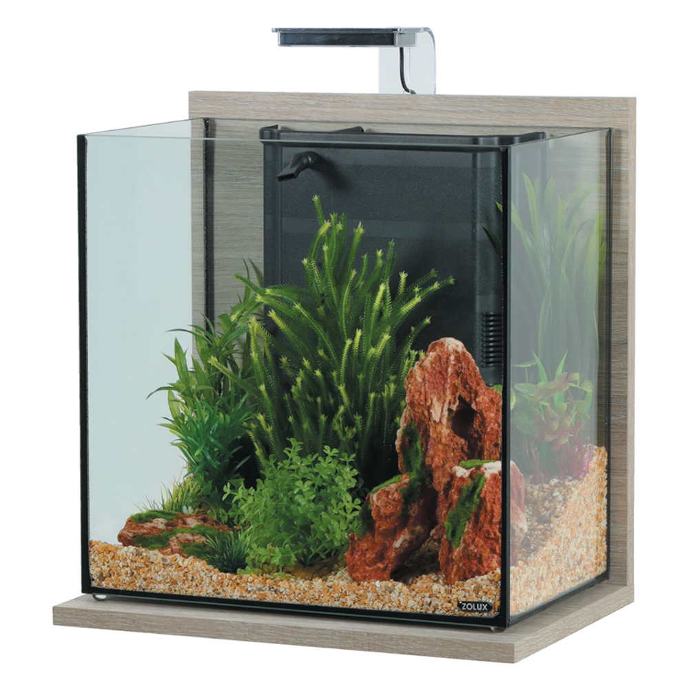 Zolux Acquario Idro 40 Zebrano Grigio 43x30x51,5cm 40 litri