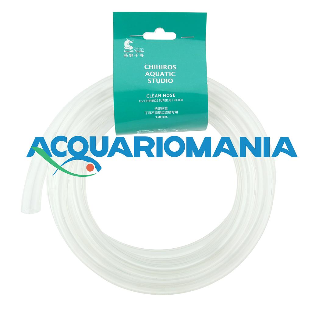 Chihiros Clear Hose Tubo in gomma extrachiaro 9/12mm 3metri