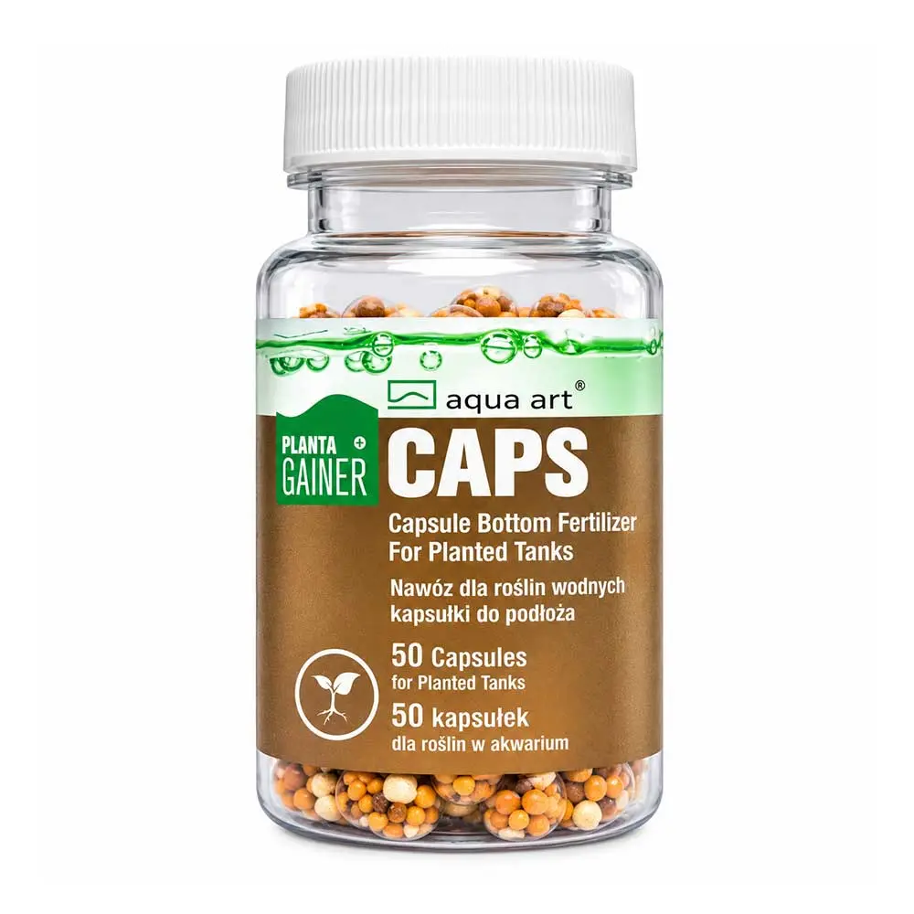 Aqua Art Planta Gainer CAPS fertilizzante in capsule per piante acquario 50 pz