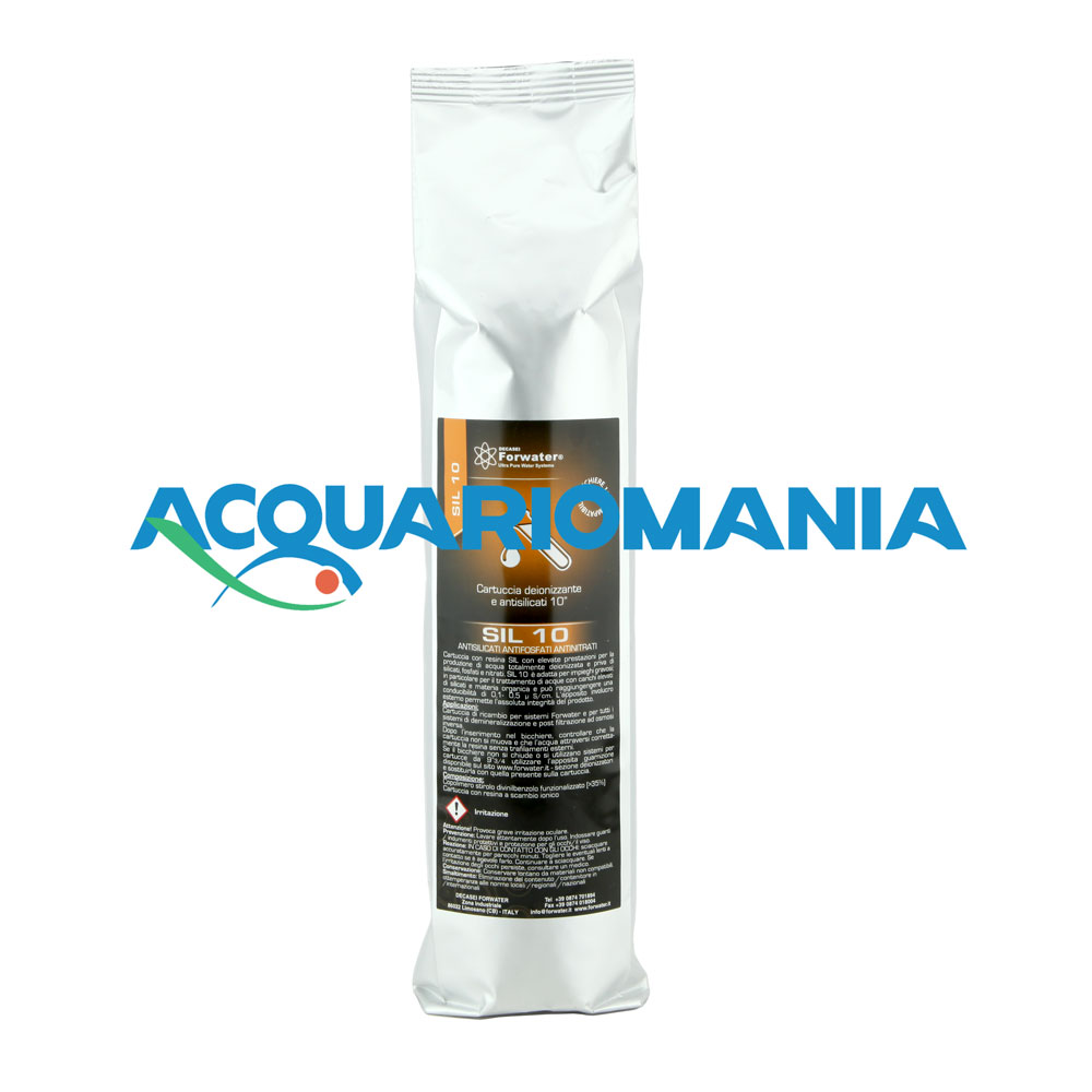 Forwater Sil10 Cartuccia Deionizzante Antisilicati
