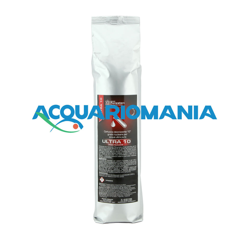 Forwater Ultra10 Cartuccia Deionizzante Ultra Pura Grado Nucleare