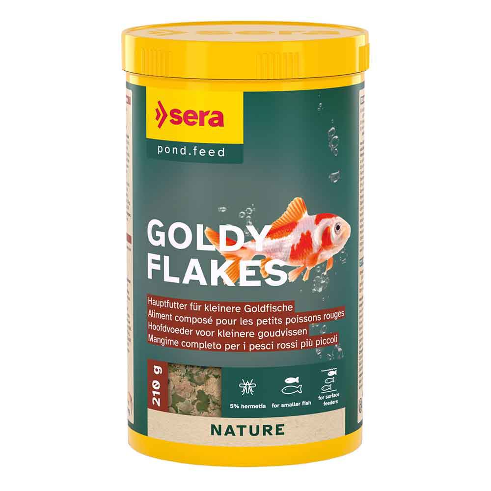 Sera Goldy Flakes Nature Scaglie per Pesci rossi 1000 ml 210 g