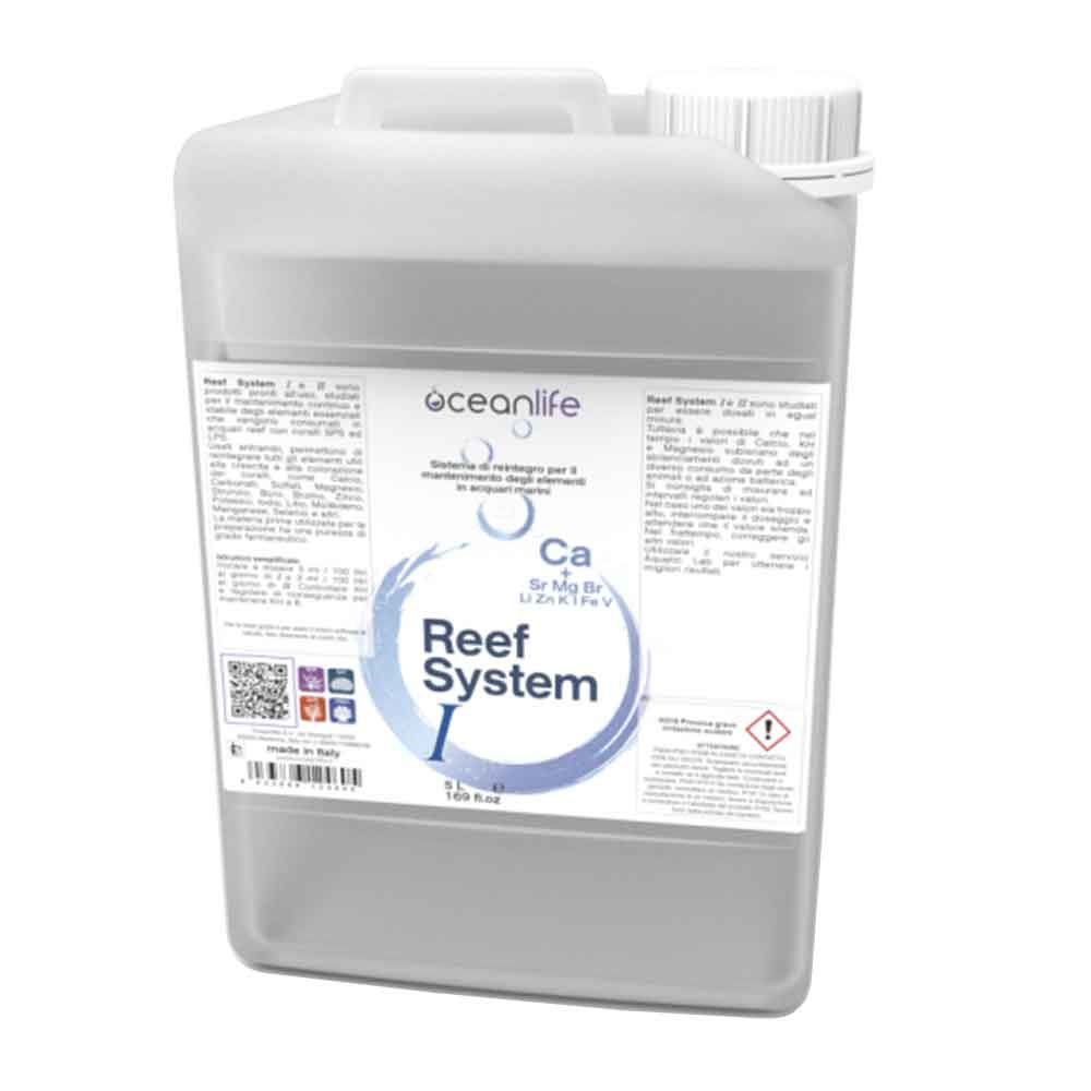 Oceanlife Reef System I Ca Sr Mg Br Li Zn K I Fe V 20 Litri