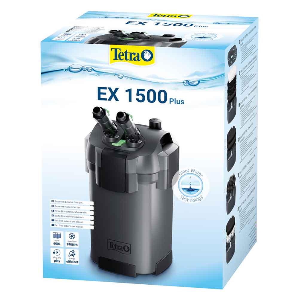 Tetra EX 1500 Plus Filtro esterno fino a 600lt