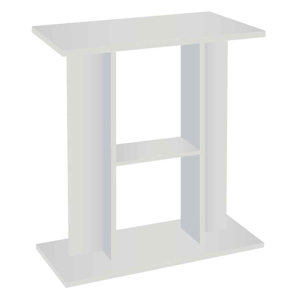 Aqpet E-Cabinet 60 Supporto per Acquari in Legno a Libreria Bianco 60x30x63h