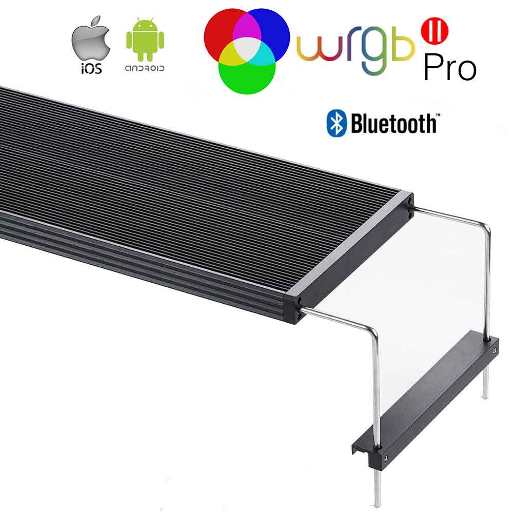 Chihiros WRGB 45 II Pro Plafoniera Led per Acqua dolce Nero 56W da 45 a 60cm
