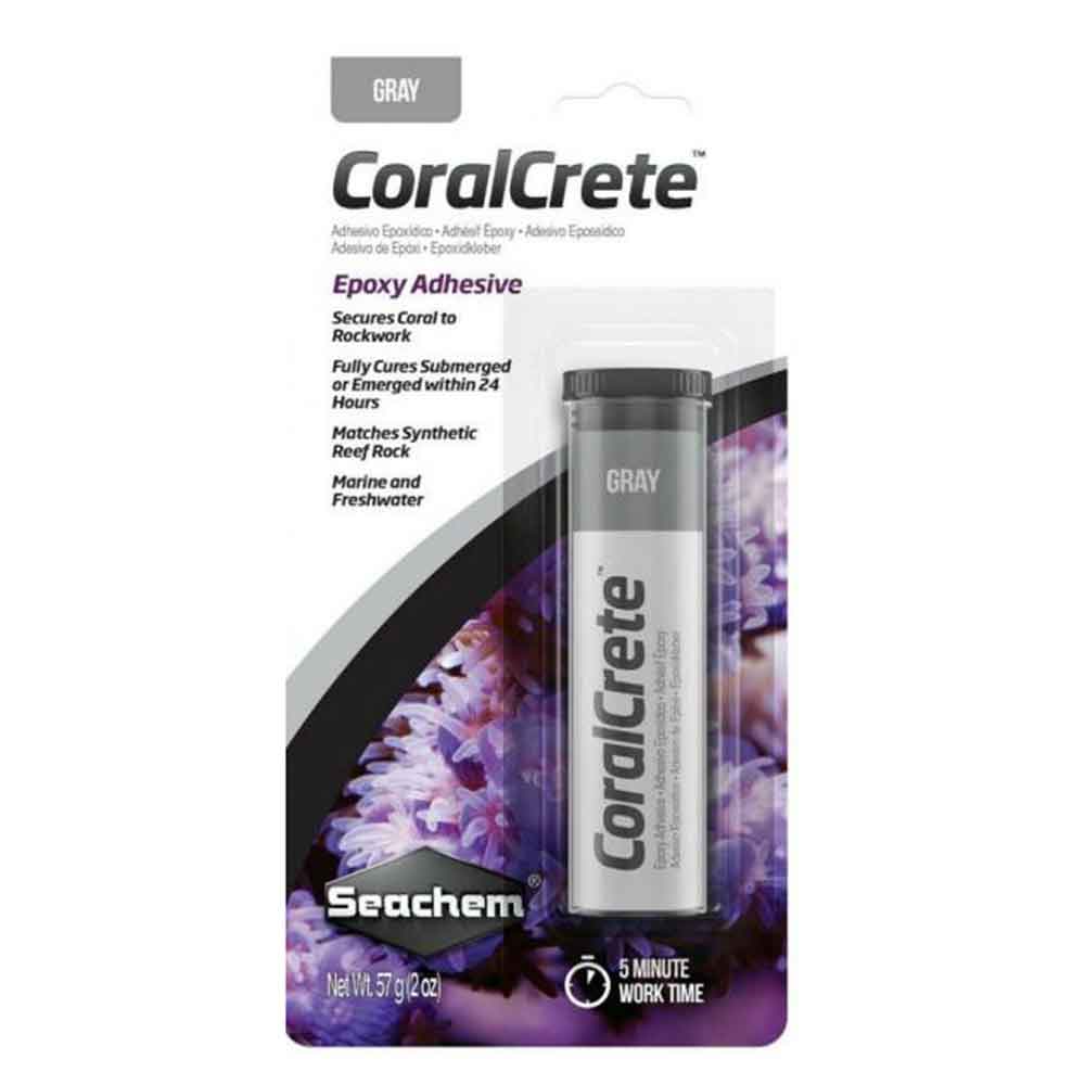 Seachem Coral Crete Gray Colla Epossidica bicomponente 57g