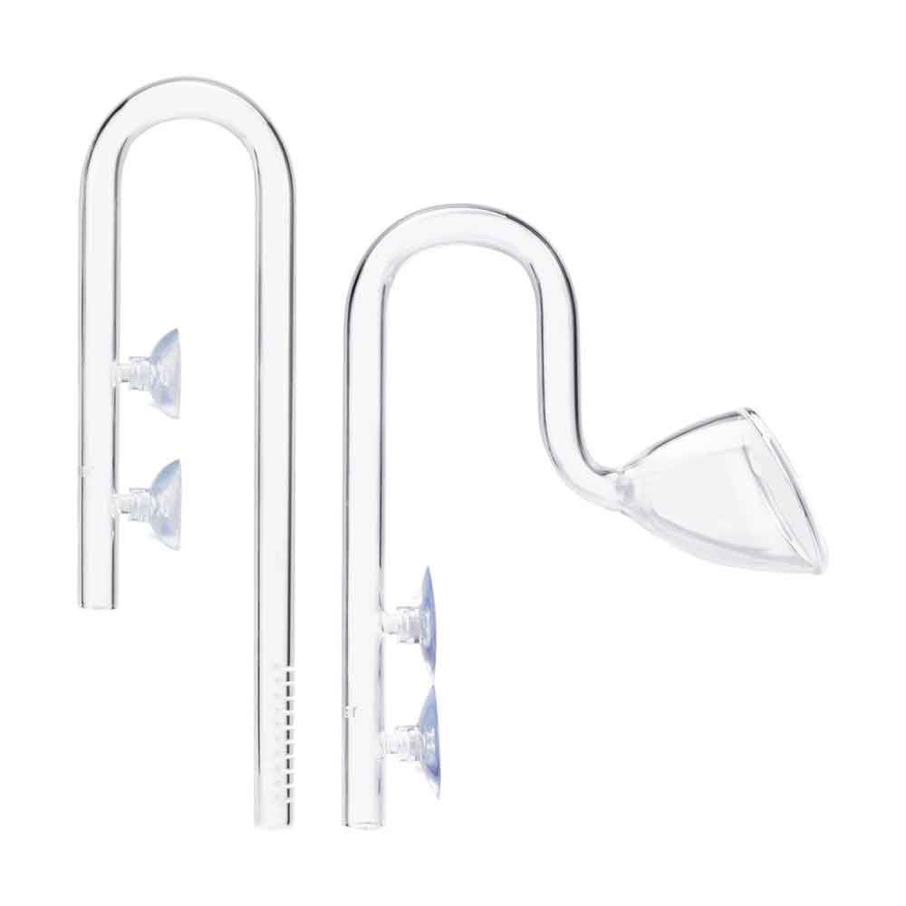 Aqpet In Out J -Type 17mm in vetro Set di mandata e aspirazione filtri esterni