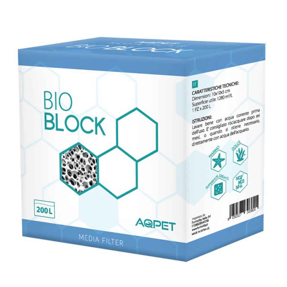 Aqpet Filter Line Bio Block Supporto Biologico