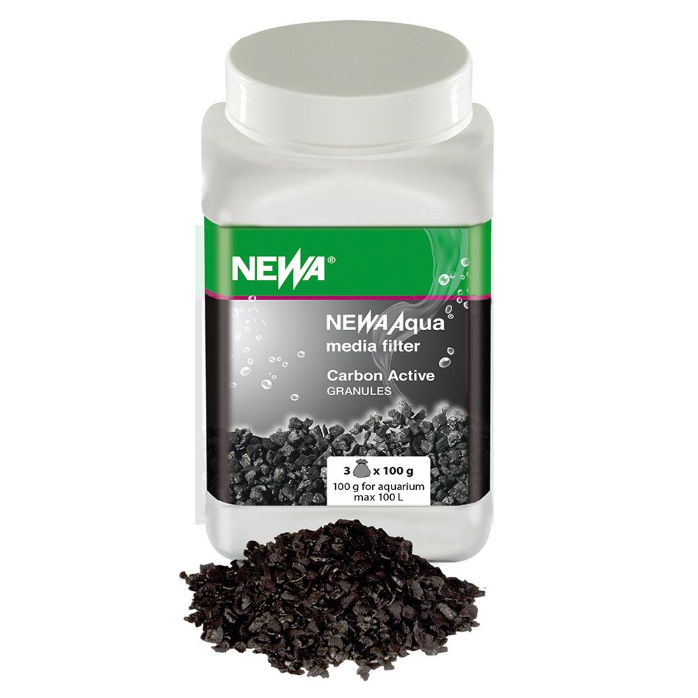 Newa Aqua Media Filter Carbon Active Granules 3 calze da 100g per circa 300 litri dolce e marino