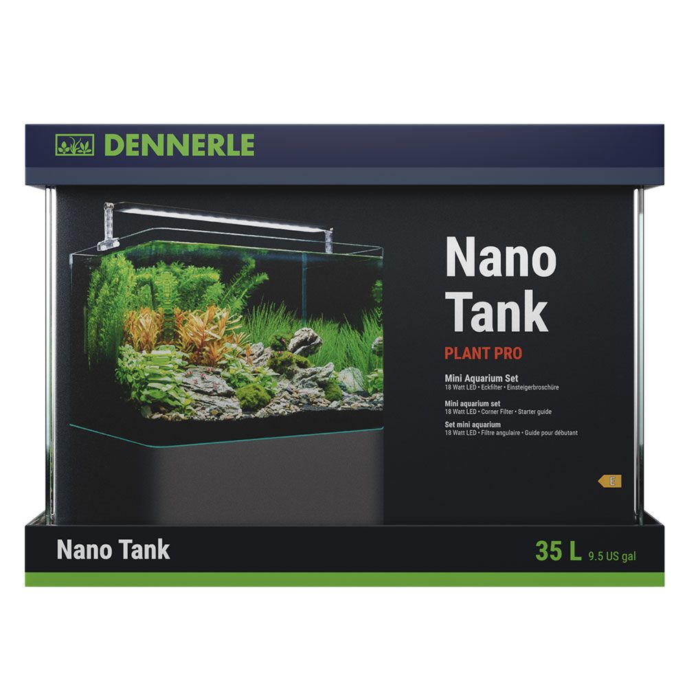 Dennerle Nano Tank Plant Pro Acquario completo 35 L 40x32x28hcm