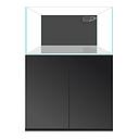 Blau Aquaristic Set Cubic Super Reef 92 Nero Acquario Marino con Supporto 276 Litri