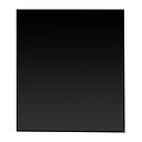 Blau Aquaristic Sportello con angoli squadrati per Supporto 62cm Nero Laccato
