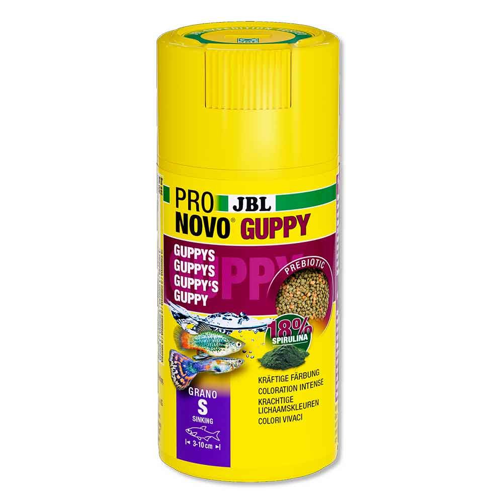 Jbl ProNovo Guppy Grano S con Spirulina e Prebiotici 100ml 56gr