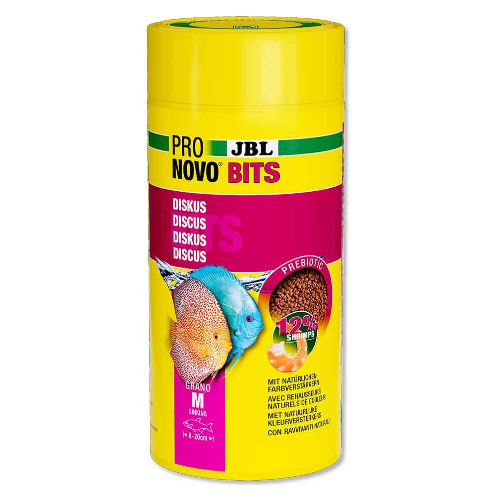 Jbl ProNovo Bits Diskus Grano M Granulare con Shrimps e Prebiotici 1000ml 480gr