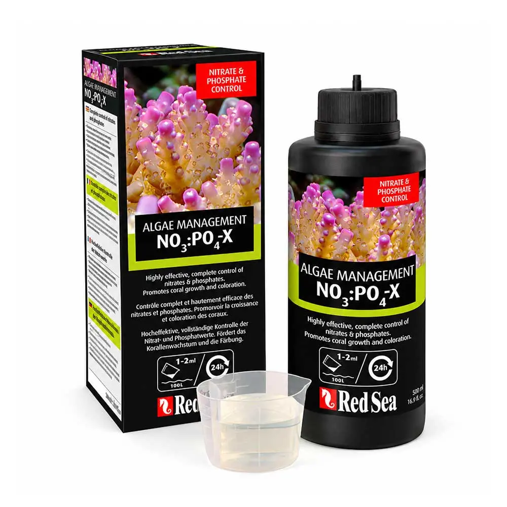 Red Sea Algae Management NO3-PO4-X Riduttore di Nitrati e Fosfati per marino 100ml