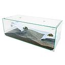 Aqpet Tortuga 80 Tartarughiera in vetro con isolotto 80X35X28h cm