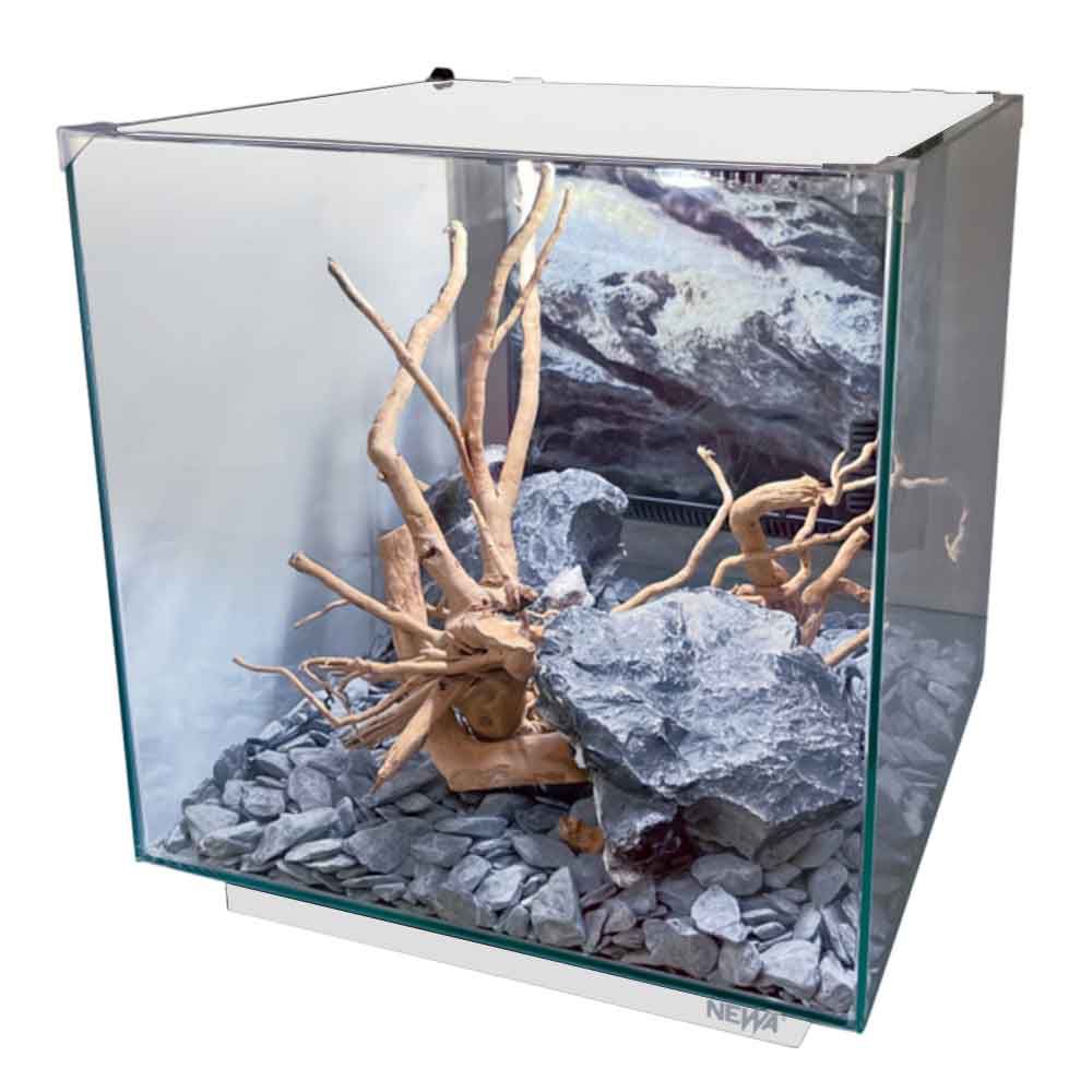 Newa Ego Full EF 50W Acquario Bianco completo 45 litri 35,8x36,5x39,5h cm