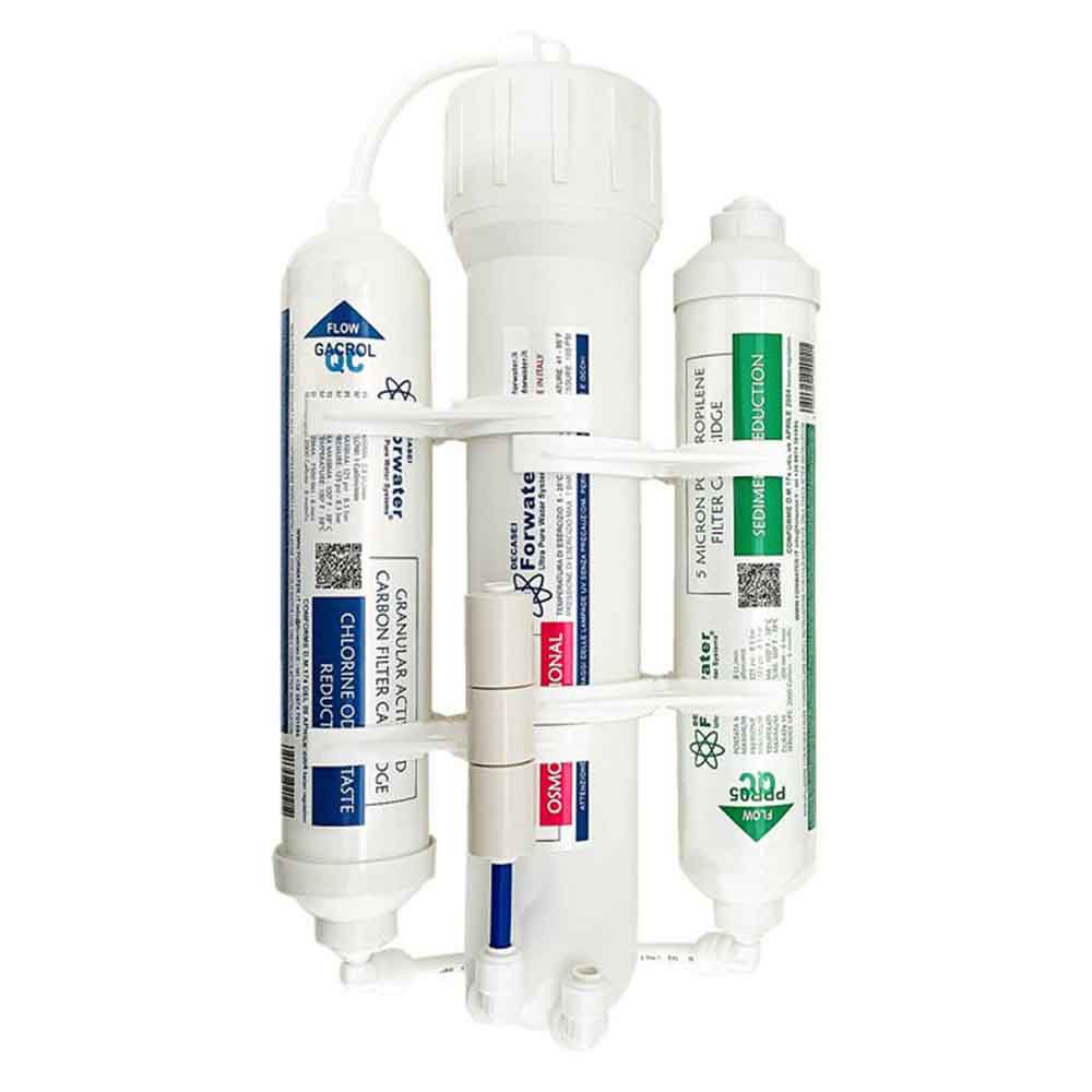 Forwater ROFAST Impianto Osmosi sgancio rapido 75GPD (290l/g) scarto 1:2