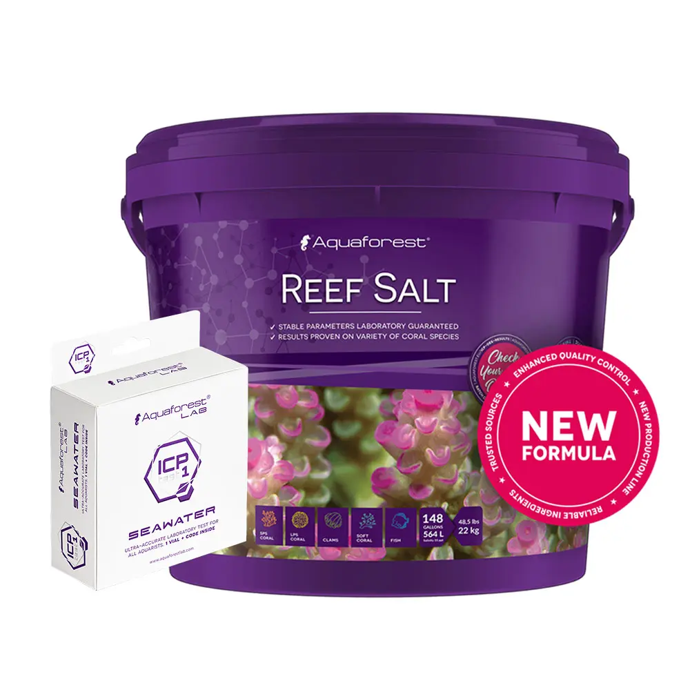 Aquaforest Reef Salt 22 Kg + ICP1 Omaggio
