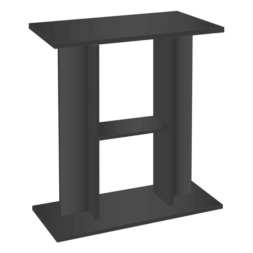 Aqpet E-Cabinet 80 Supporto per Acquari in Legno a Libreria Nero 80,5x30x70h