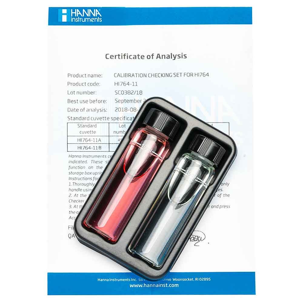 Hanna Instruments HI764-11 Soluzione Controllo calibrazione Checker Nitriti Scala Ultra Bassa in Acqua Marina