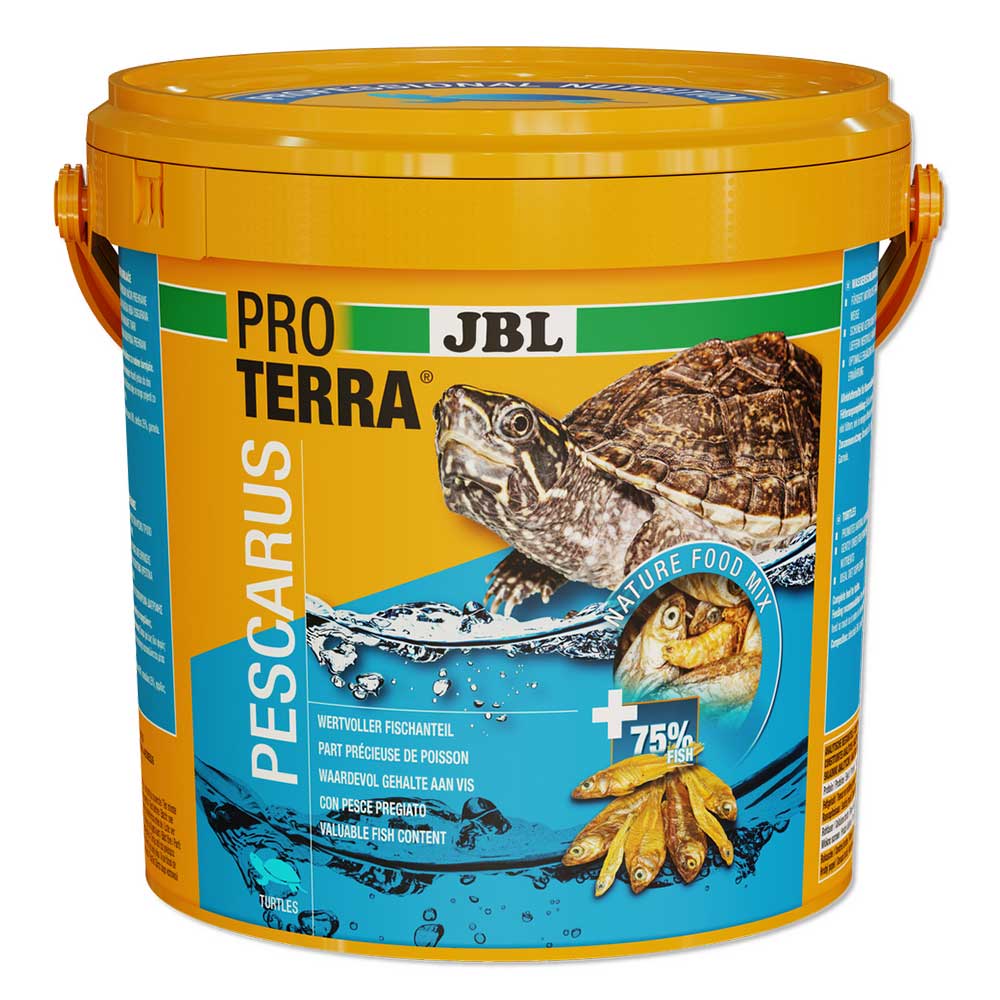 Jbl Proterra Pescarus Pesci e gamberetti leccornia per Tartarughe d'acqua 2,5L 490g