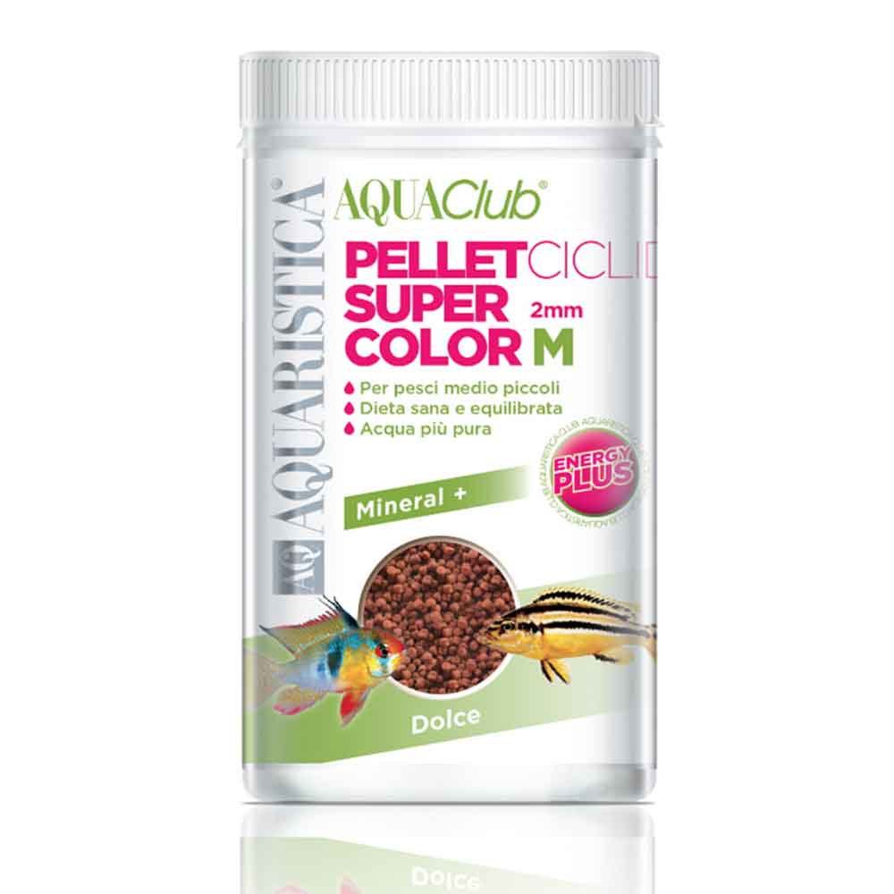 Aquaristica Pellet Ciclidi Super Color M 380ml 180gr