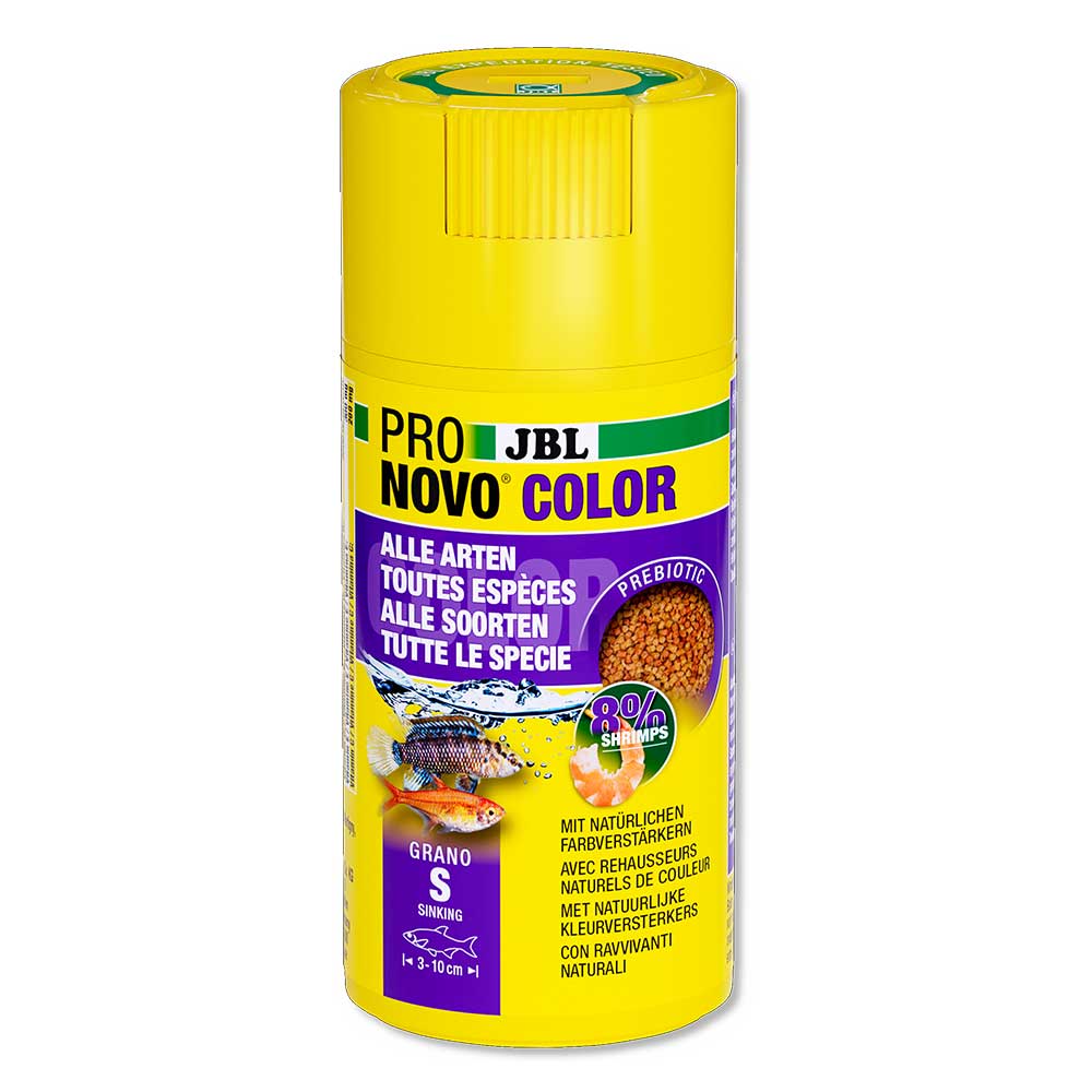 Jbl ProNovo Color Grano S con Shrimps e Prebiotici 100ml 45gr