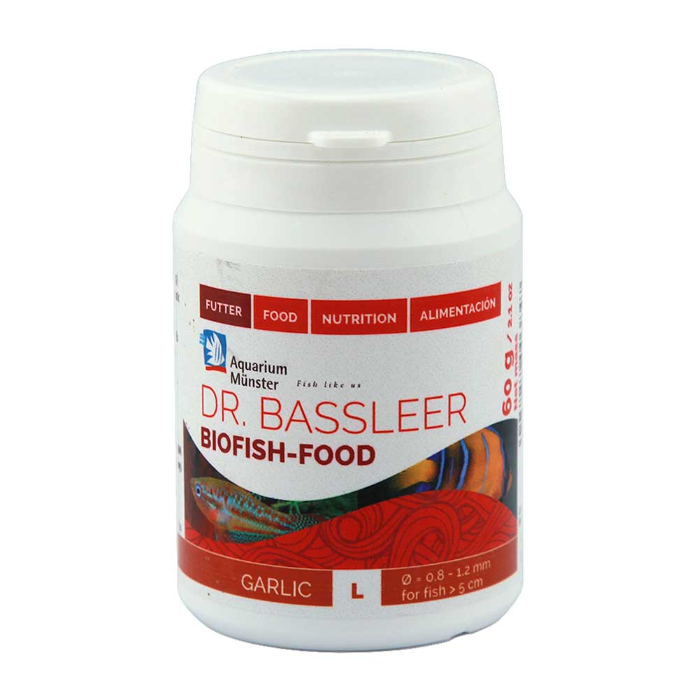 Aquarium Munster Dr. Bassleer Garlic Granulare all'aglio L 0,8-1,2 mm 250ml 150g