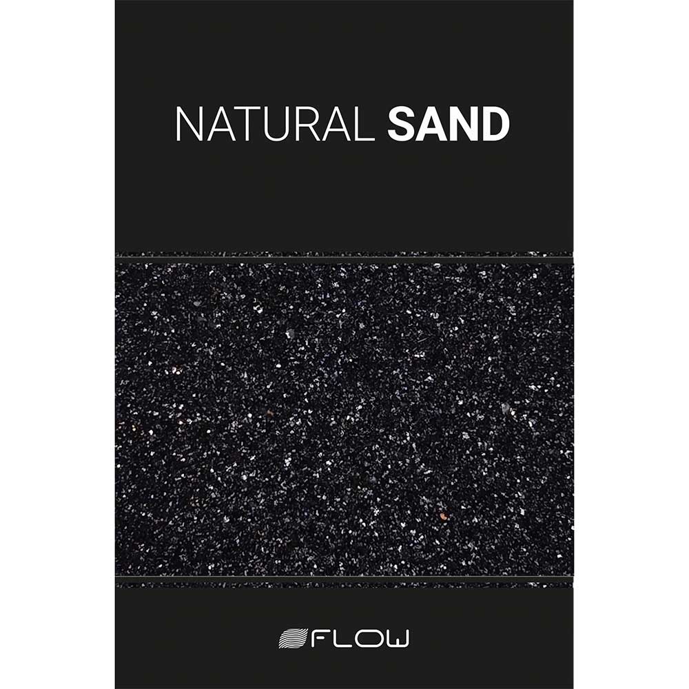 Flow Natural Sand Black Ghiaia per Aquascaping 0,4-0,9 mm 4Kg