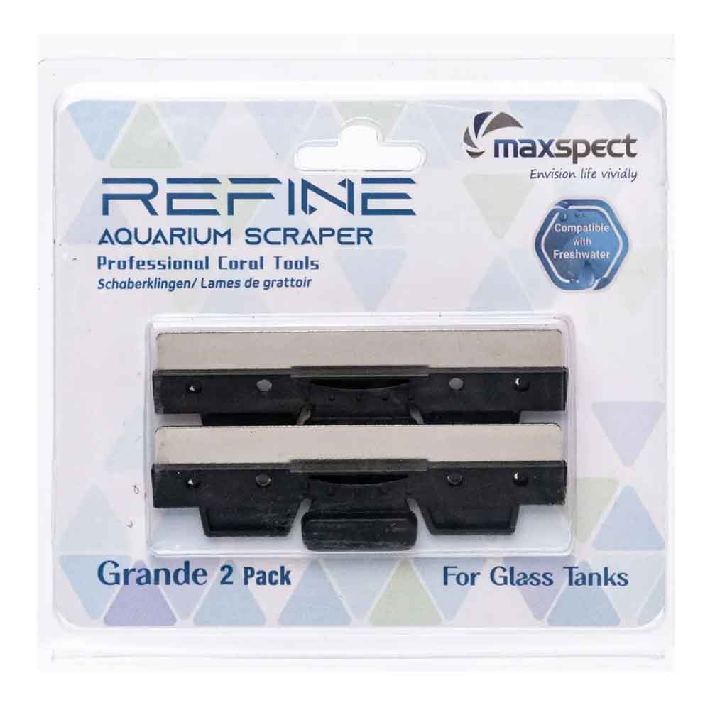 Maxspect Refine Edge Scraper L Grande Lama Inox ricambio per vetro 2pz