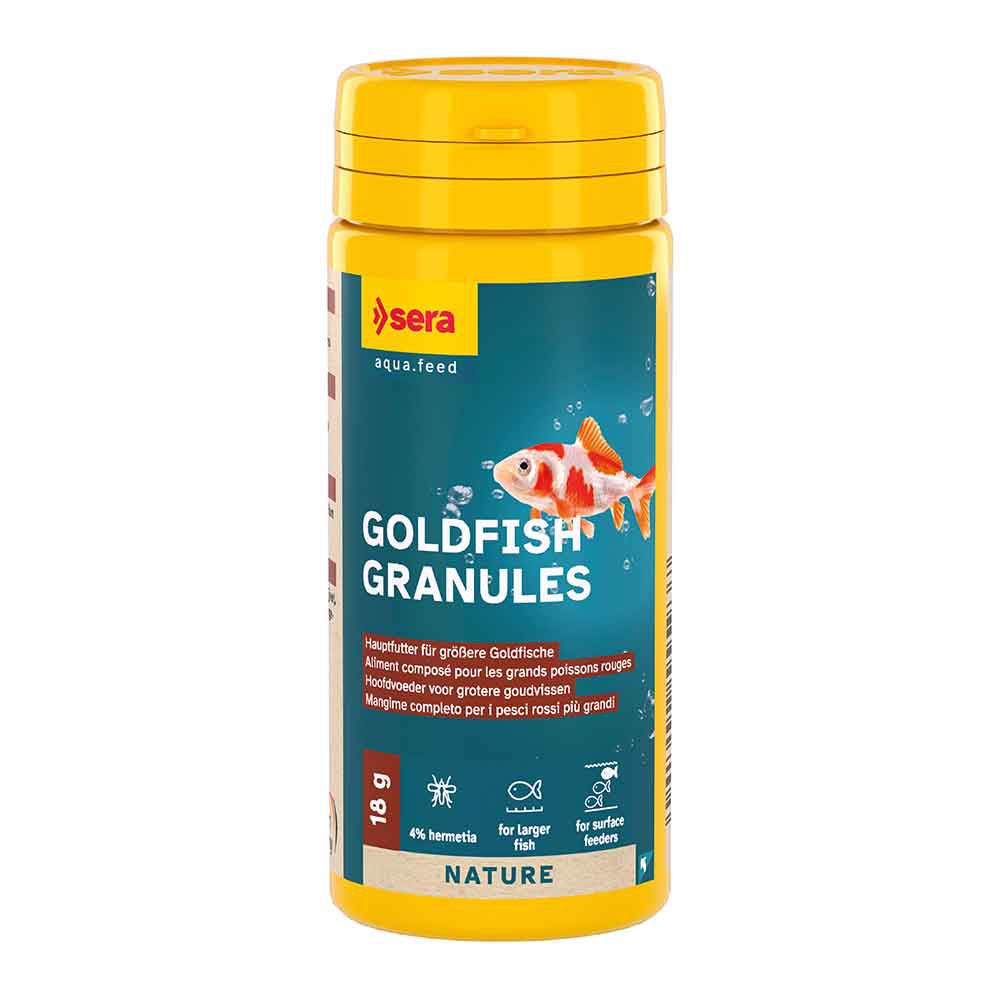 Sera Goldfish Granules Nature Mangime per Pesci Rossi 50ml 18gr