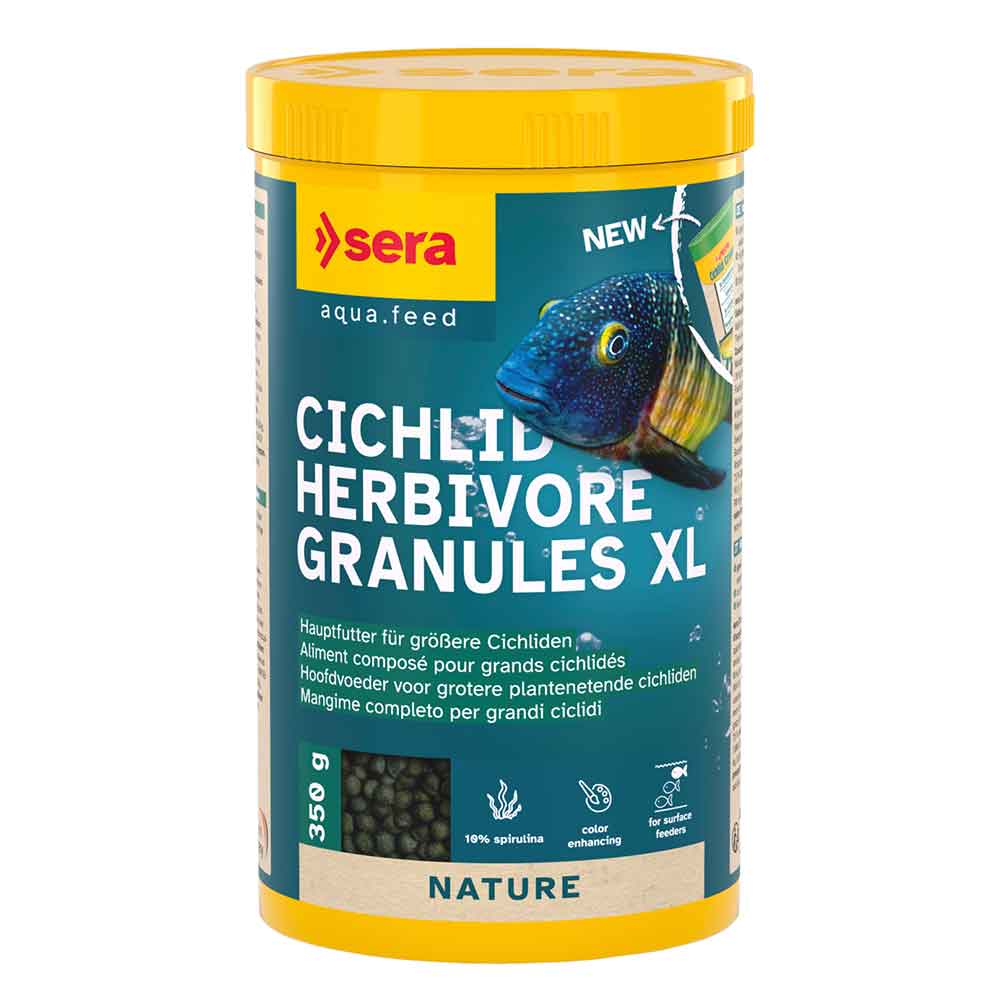 Sera Cichlid Herbivore Granules XL Nature 1Lt 350gr