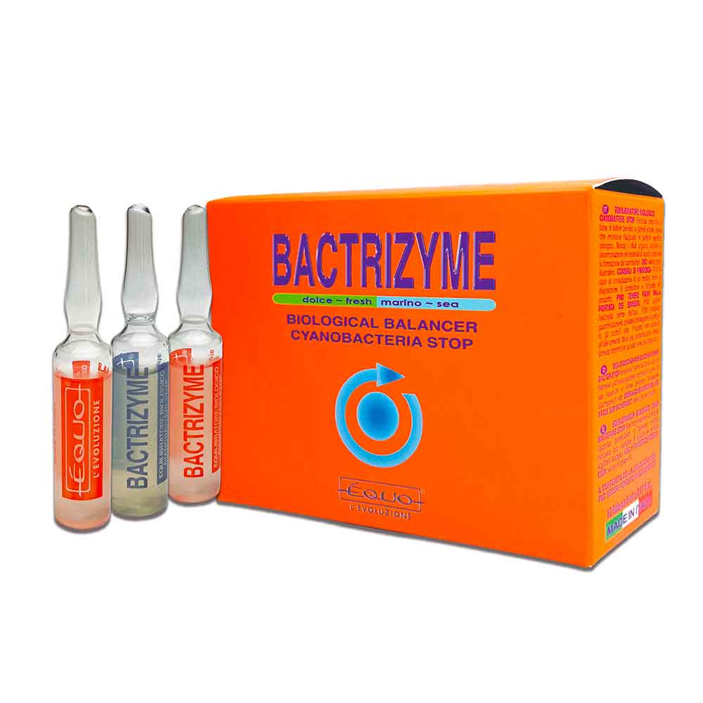 Equo Bactrizyme Equilibratore Biologico Cianobatteri Stop per Marino e Dolce 24 Fiale