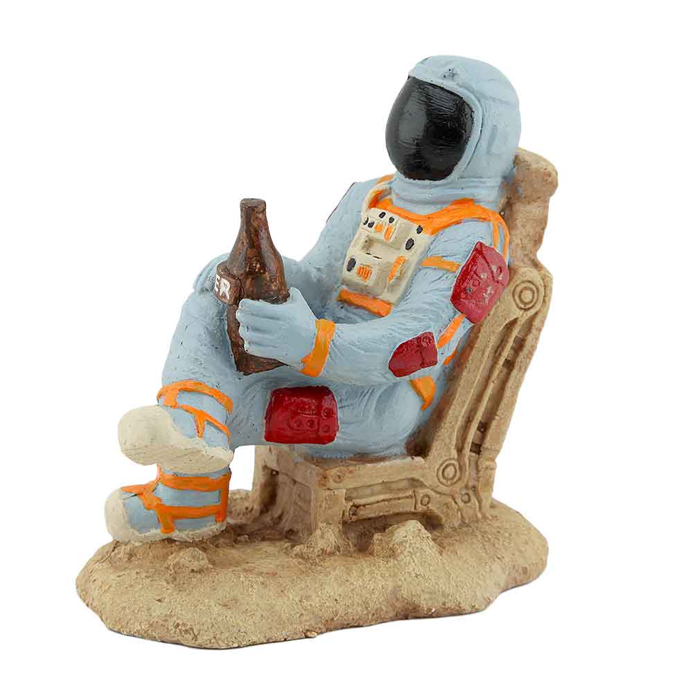 Amtra Astronauta che beve Birra 15x10x15h cm