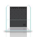 Blau Aquaristic Cubic Selva 45 Paludarium completo 45x45x20/55h cm