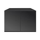 Blau Aquaristic Cubic Stand HD Core Supporto Nero con ante 122x60x80h cm