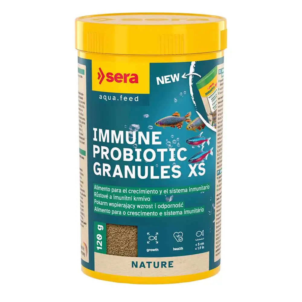 Sera Immune Probiotic Granules XS Nature Mangime per la crescita e le difese immunitarie 100ml 48gr