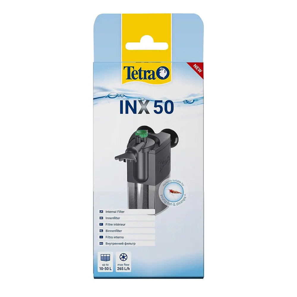 Tetra INX 50 Filtro Interno per Acquari 15-50 Litri 265 l/h