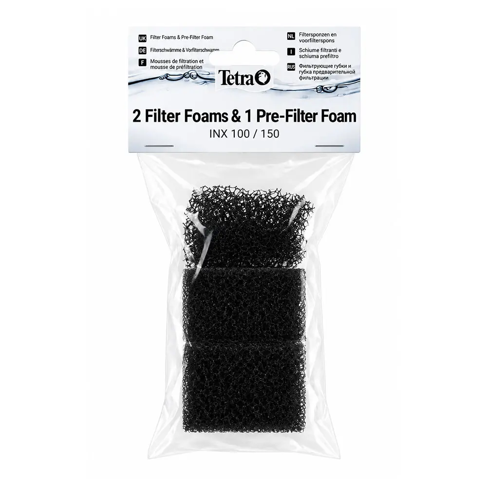 Tetra INX 100/150 Filter Foams & Pre-Filter Foam – Spugne Filtranti 3 pz