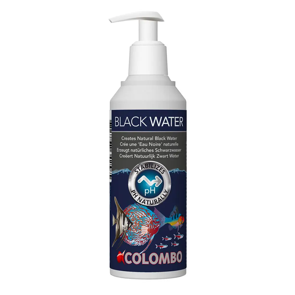 Colombo Black Water 250 ml – Acqua Nera con Estratti di Torba per Acquario