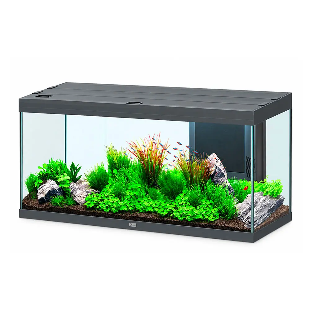 Aquatlantis Splendid Ultra 120 Acquario 298 Litri Filtraggio interno 123x53x66 cm Antracite 