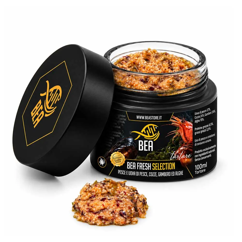 BEA Fresh Selection Tartare Mangime Semifresco Premium per Pesci e Coralli 100 ml