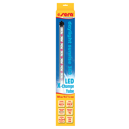 Sera LED X-Change Tube Daylight Sunrise 360 (sostituisce il 15W T8 e 24W T5) 8.1W 360mm