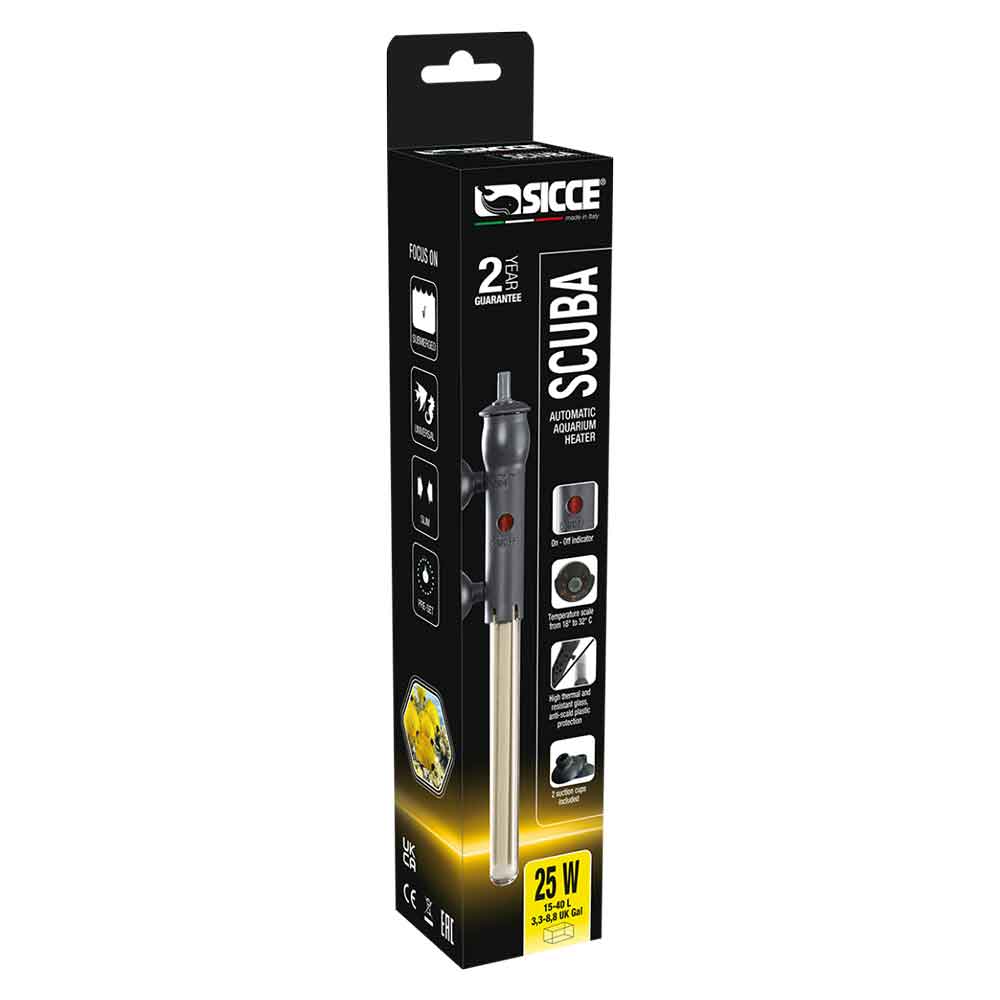 Sicce Riscaldatore Scuba 25W 20cm