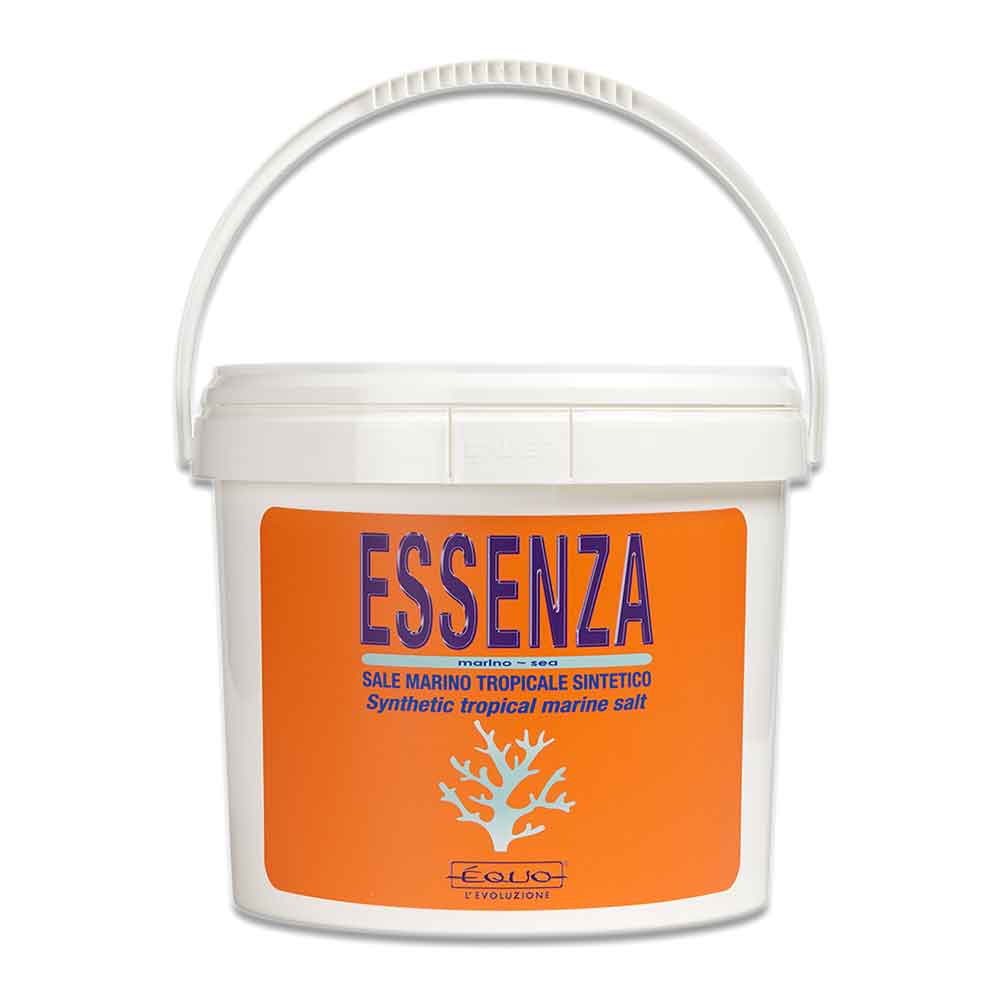 Equo Essenza Sale per Acquari di Barriera con coralli molli Secchio da 25Kg per 750lt circa
