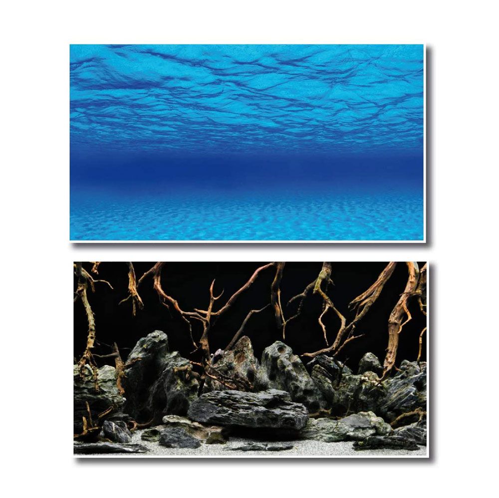 Amtra Double Side Background Mystic Sfondo Poster per acquario 45x100cm